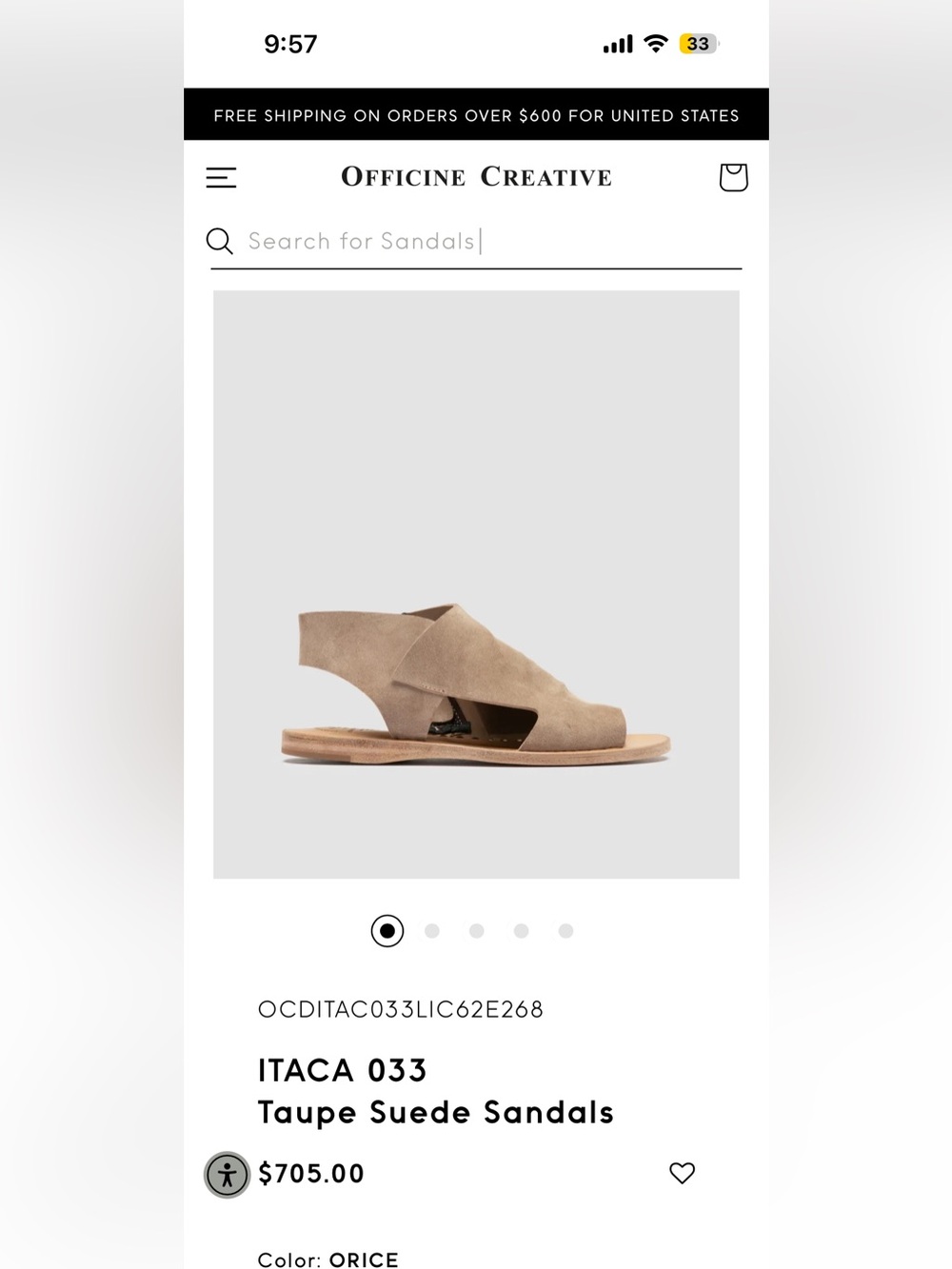 Officine Creative Beige Suede Open-Toe Wrap Sandals